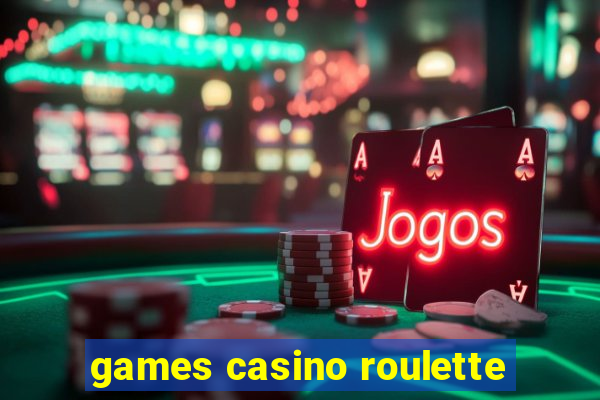 games casino roulette