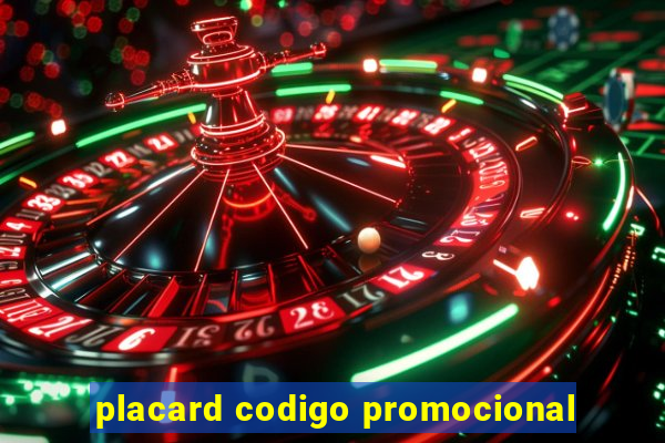 placard codigo promocional