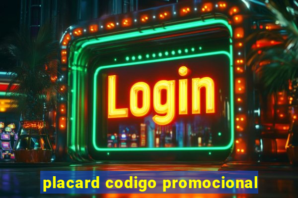 placard codigo promocional