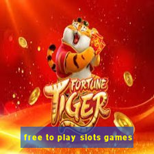 free to play slots games