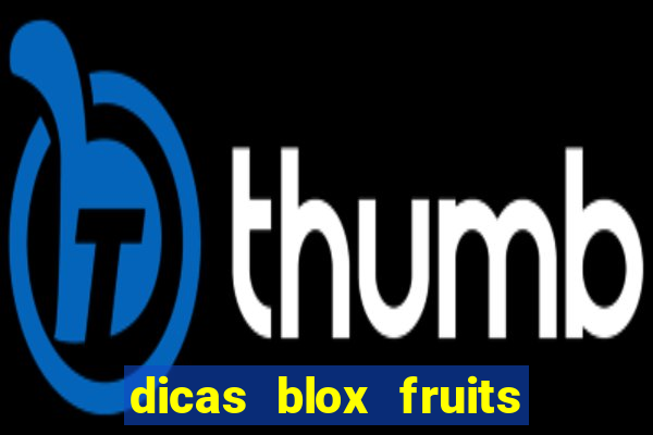 dicas blox fruits sea 1