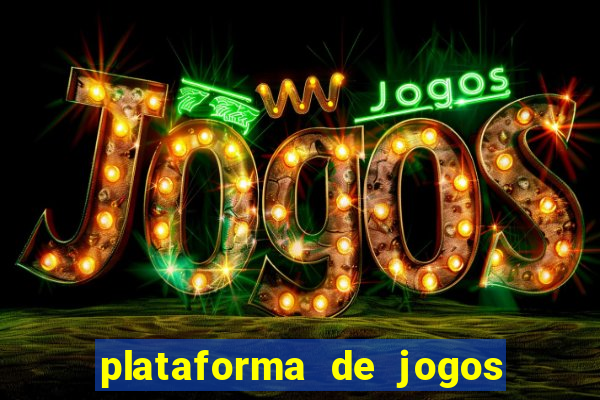 plataforma de jogos nova pagando