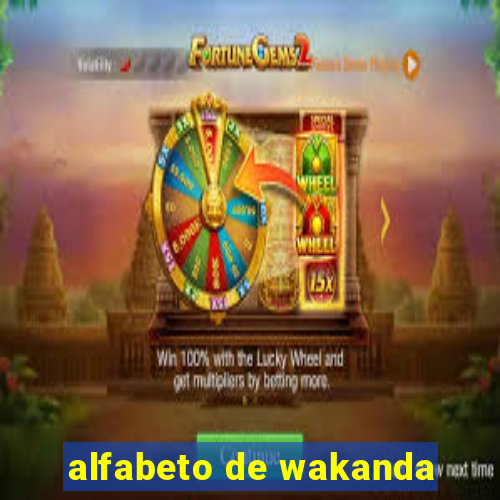 alfabeto de wakanda