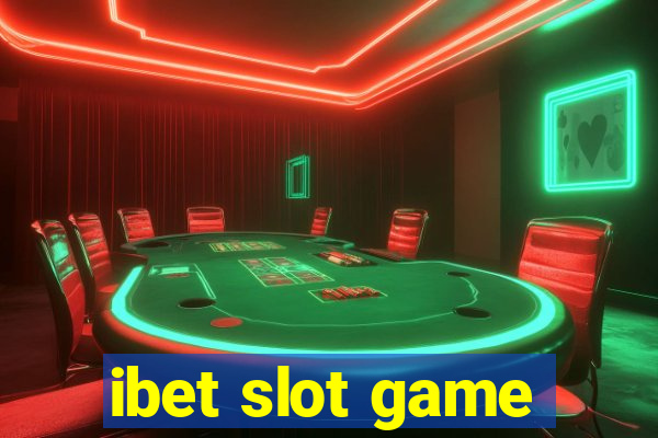 ibet slot game