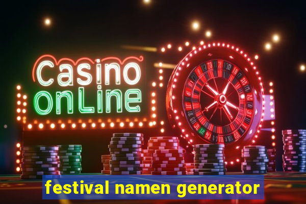 festival namen generator