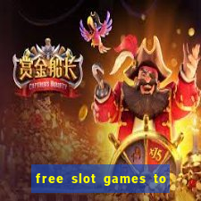 free slot games to win real money