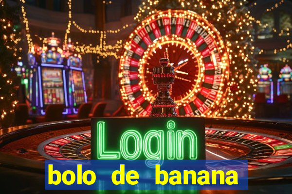 bolo de banana menino prendado