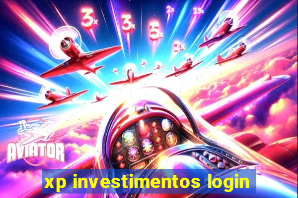 xp investimentos login