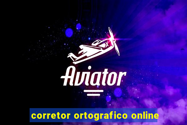 corretor ortografico online