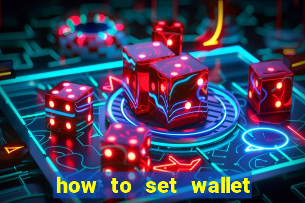 how to set wallet password in bingo plus