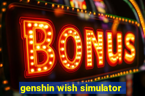 genshin wish simulator