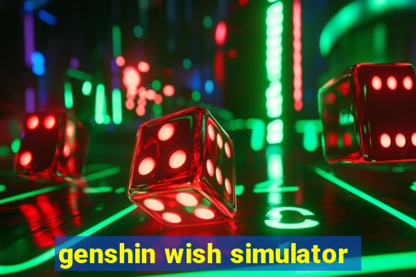 genshin wish simulator