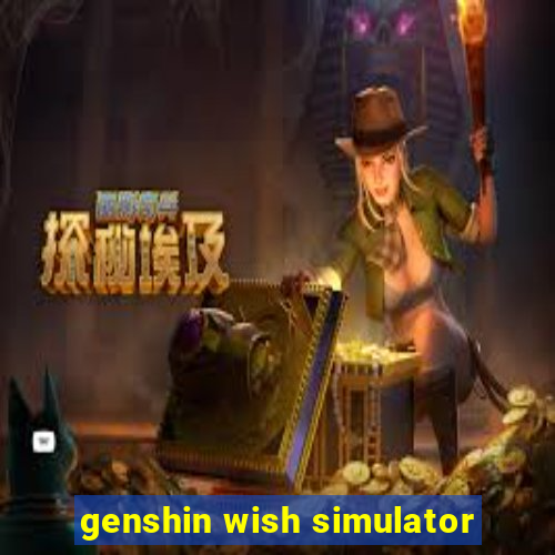 genshin wish simulator