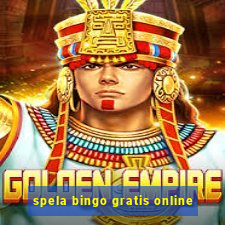 spela bingo gratis online