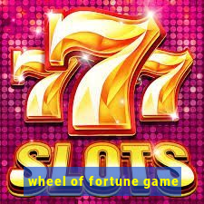 wheel of fortune game