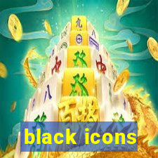 black icons