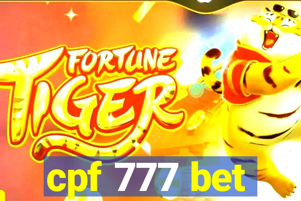 cpf 777 bet