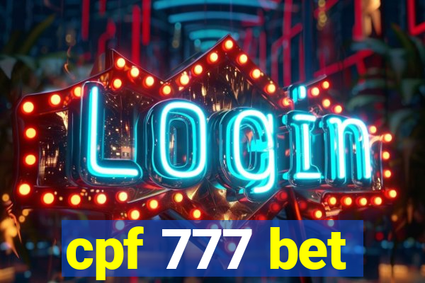 cpf 777 bet