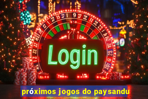 próximos jogos do paysandu