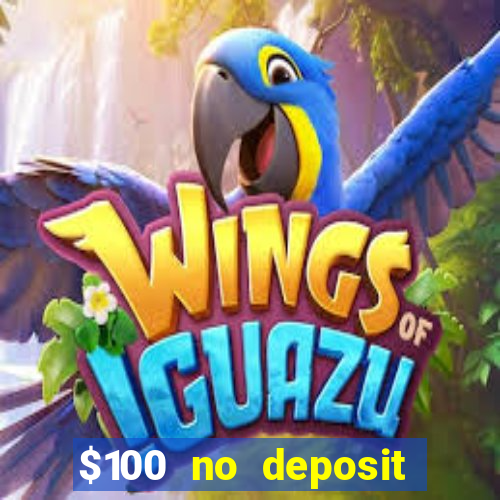 $100 no deposit bonus casino