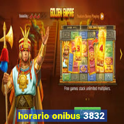 horario onibus 3832