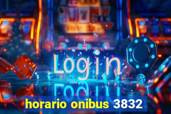 horario onibus 3832