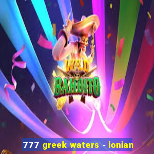 777 greek waters - ionian