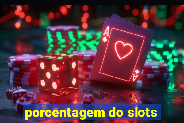 porcentagem do slots