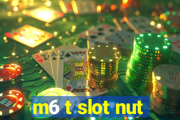 m6 t slot nut