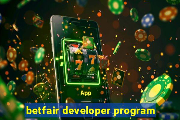 betfair developer program