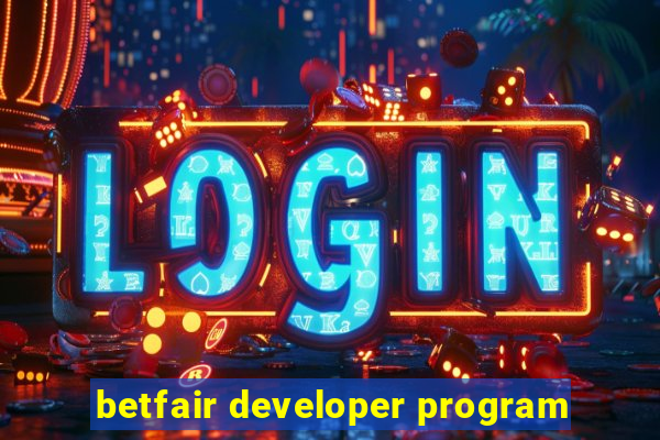 betfair developer program