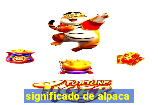 significado de alpaca