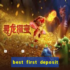 best first deposit bingo bonus