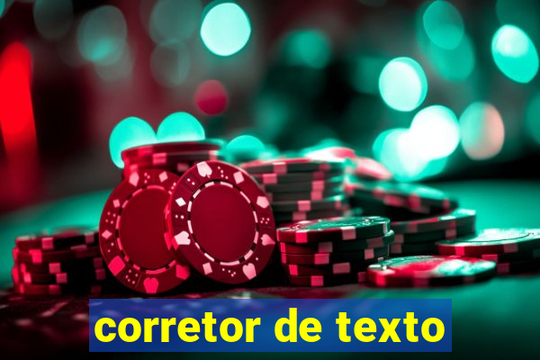 corretor de texto