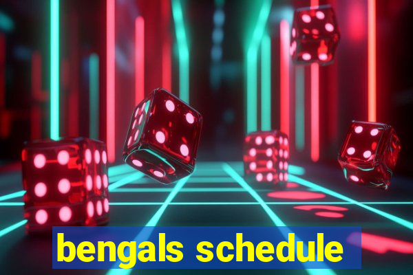 bengals schedule