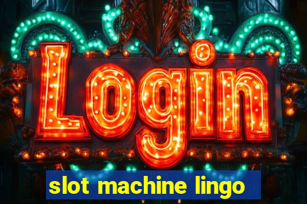 slot machine lingo