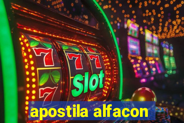 apostila alfacon