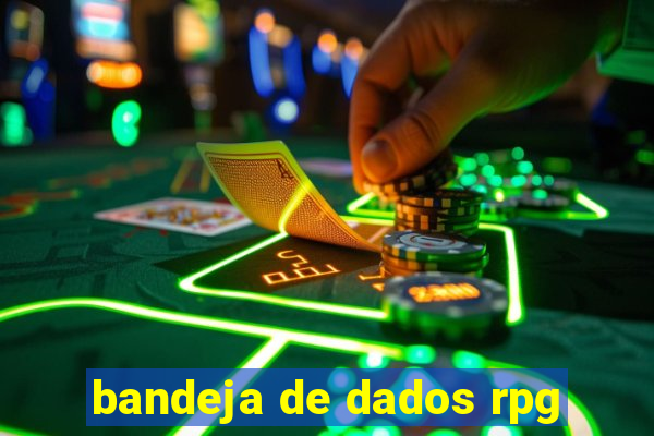 bandeja de dados rpg