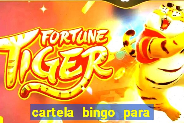 cartela bingo para cha de cozinha imprimir gratis