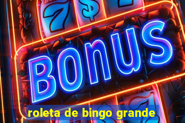 roleta de bingo grande