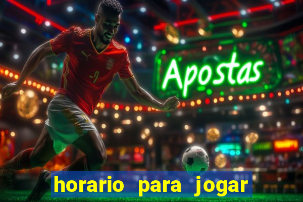 horario para jogar fortune tiger hoje