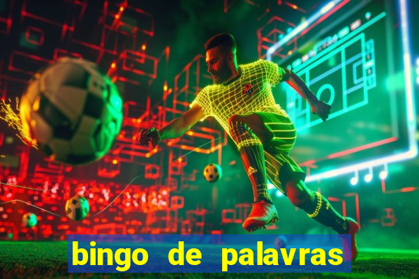 bingo de palavras cha de bebe