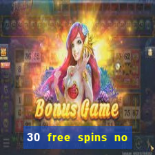 30 free spins no deposit paradise casino