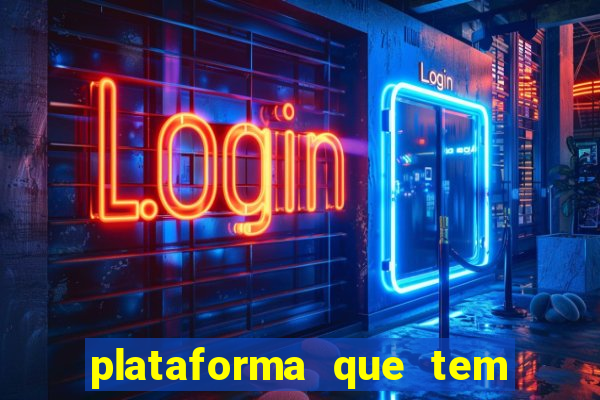 plataforma que tem fortune tiger