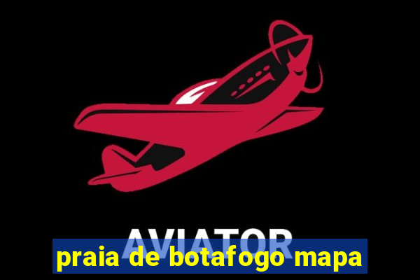 praia de botafogo mapa