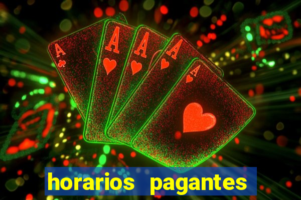 horarios pagantes slots pg