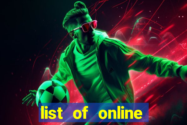 list of online slot sites