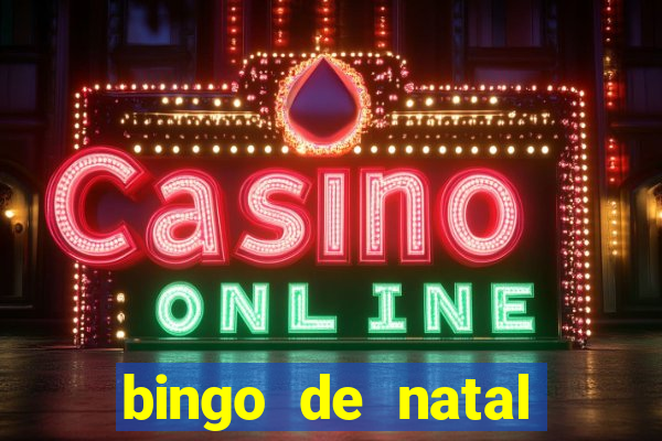 bingo de natal para imprimir gratis