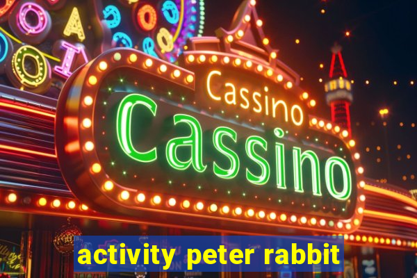 activity peter rabbit