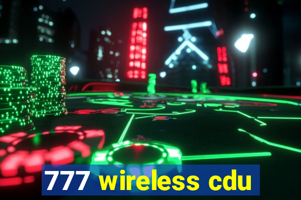 777 wireless cdu